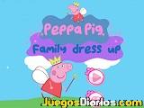 Peppa pig family dress up